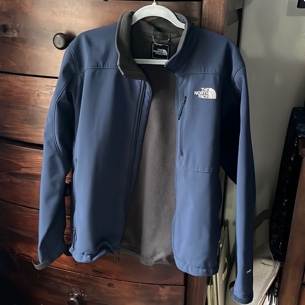 Navy north face jacket